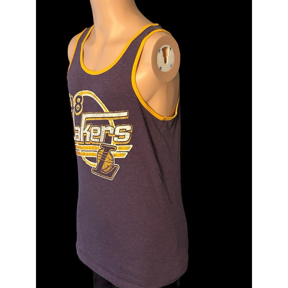 LOS ANGELES LAKERS-'48 Classics Throwback NBA-Basketball Men's Medium Tank Top - Picture 4 of 6
